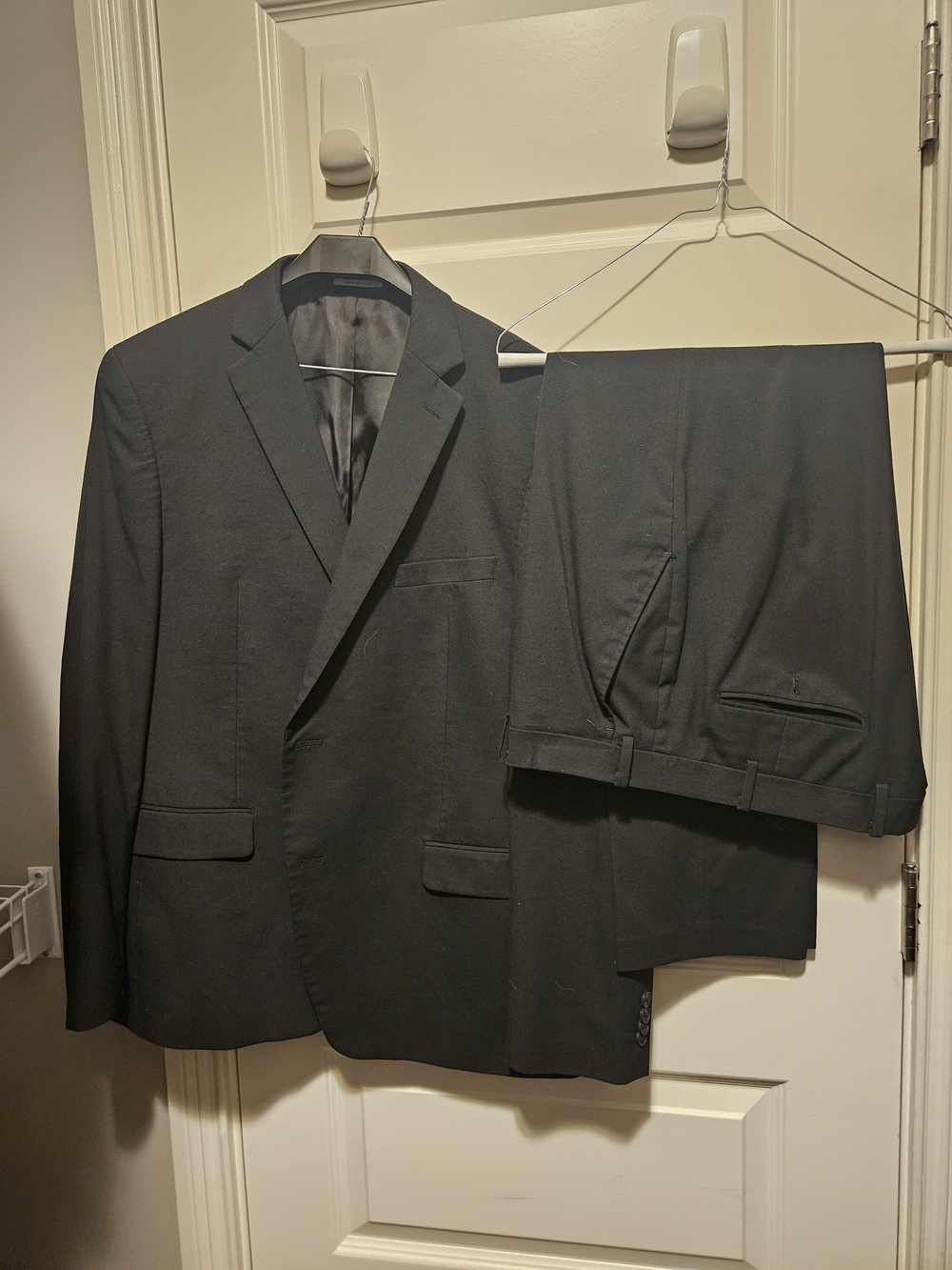 Alfani Black Two-Piece Suit Jacket and Pants - Tailored Look